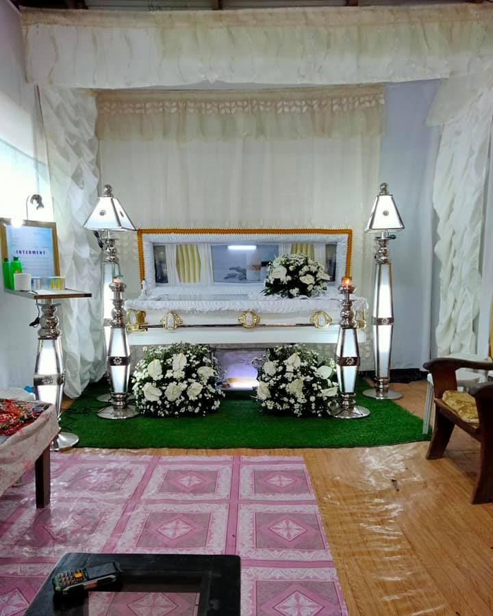 Home wake prepared by Libintia Caja in a family's house in General Santos City